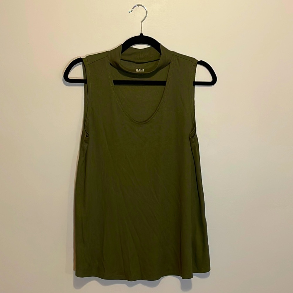 a.n.a Olive Green Tank Top